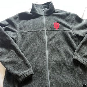 Dark gray IU fleece jacket